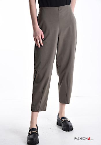 Pantalone in Cotone con tasche con elastico - ph 1