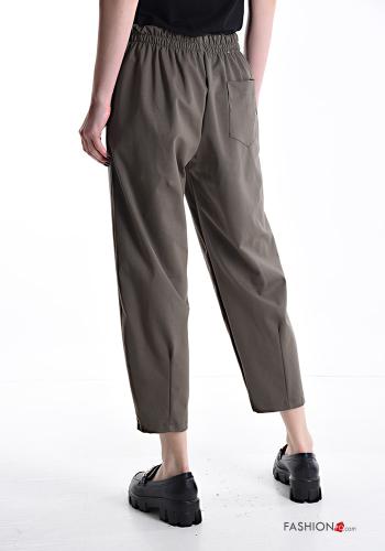 Pantalone in Cotone con tasche con elastico - ph 2