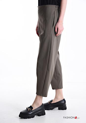 Pantalone in Cotone con tasche con elastico - ph 3