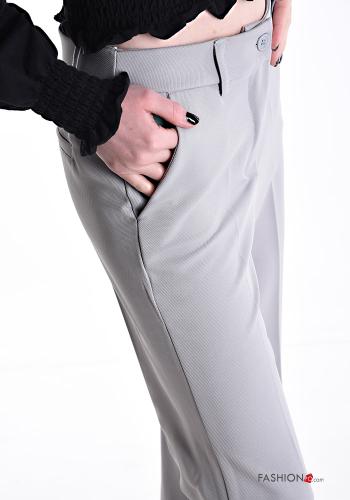 Pantalone a zampa con tasche - ph 4