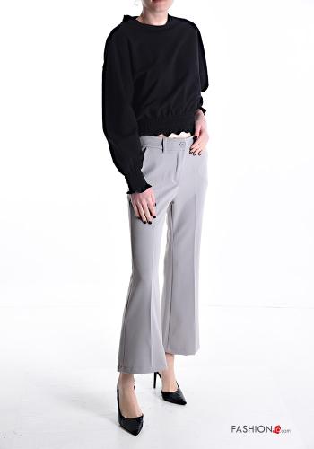 Pantalone a zampa con tasche - ph 5