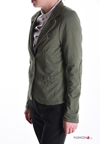 Blazer in Cotone con bottoni - ph 3
