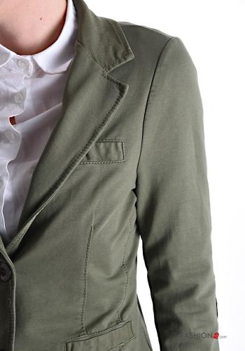 Blazer in Cotone con bottoni - ph 4