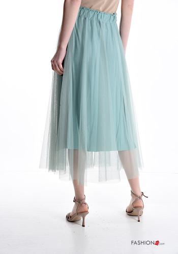 Gonna Longuette maniche in tulle con elastico - ph 2