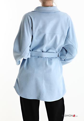 Camisa com cinto gola V - ph 2