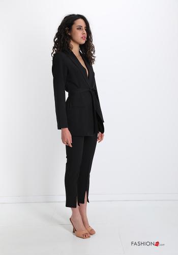 Tailleur  con bottoni con cintura con tasche - ph 3