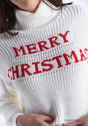 Weihnachts Rollkragen- Strickpullover - ph 4