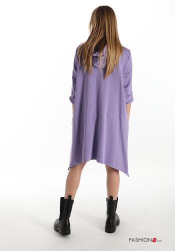 Abito in Cotone  con cappuccio - ph 2