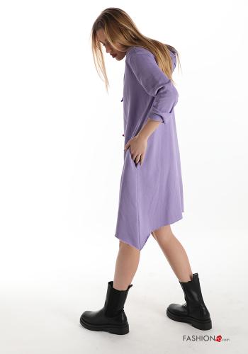 Abito in Cotone  con cappuccio - ph 3