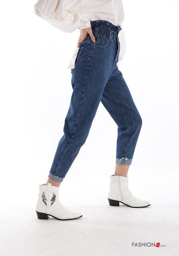 Jeans aus Baumwolle  mit Knöpfen mit Taschen - ph 3