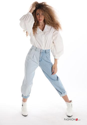 Jeans in Cotone  con tasche - ph 5