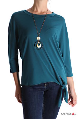 Maglietta a manica lunga con collana - ph 1