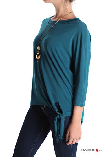 Maglietta a manica lunga con collana - ph 3