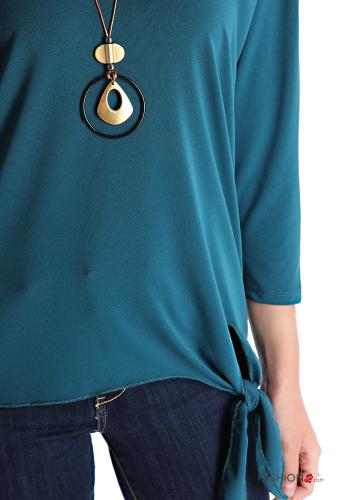 Maglietta a manica lunga con collana - ph 4