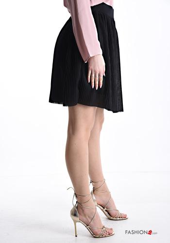 Gonna plissé lurex con fodera con elastico - ph 3