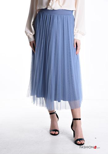 Gonna tulle con fodera con elastico