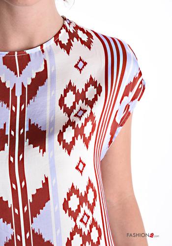 Blusa maniche corte girocollo Fantasia geometrica - ph 4