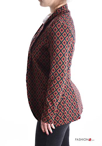 Blazer à Imprimé Géométrique - ph 3