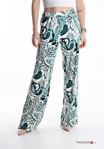 Abstrakte Muster lange Hose mit gummizug - ph 1