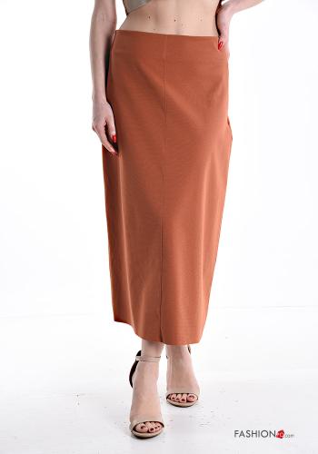 Cotton Skirt with zip