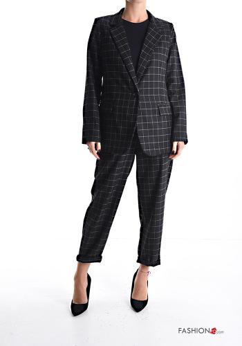 Vichy Suit with lining with elastic with buttons - ph 1