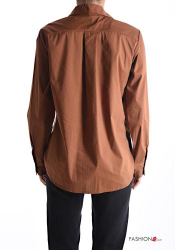 Camisa de Algodón manga larga con cuello con botones - ph 2