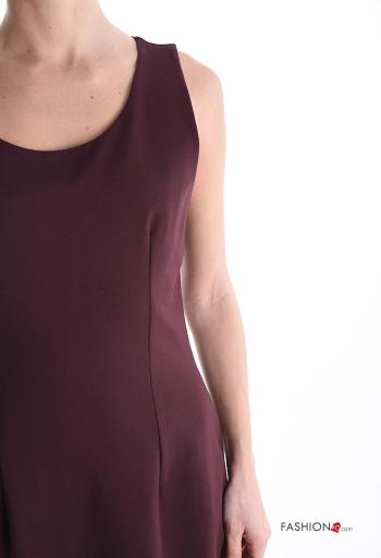 Abito lungo senza maniche girocollo con zip con spacco - ph 4