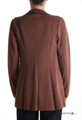 Blusão lurex manga comprida Padrão Geométrico sem forro - ph 2