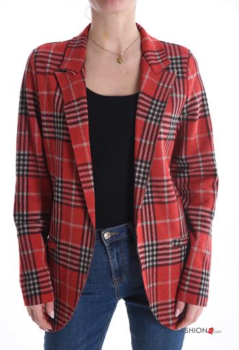 Blusão manga comprida Padrão Tartan sem forro - ph 1