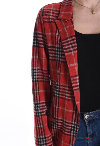 Blusão manga comprida Padrão Tartan sem forro - ph 4