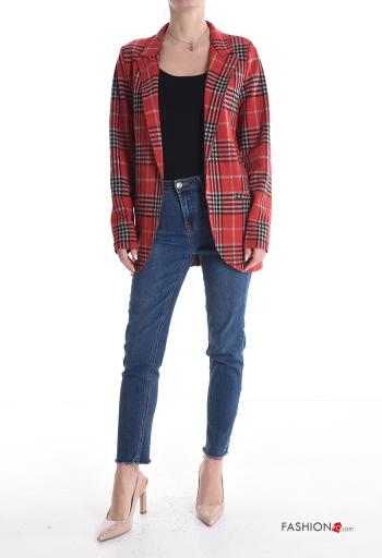 Blusão manga comprida Padrão Tartan sem forro - ph 5