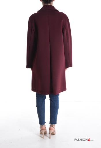 Cappotto in Pelliccia senza fodera con bottoni con tasche - ph 2