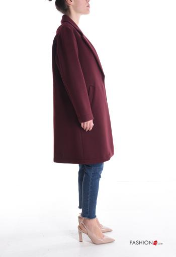 Cappotto in Pelliccia senza fodera con bottoni con tasche - ph 3