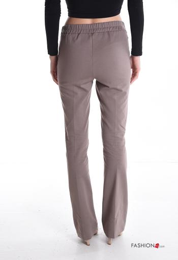 flared Trousers with pockets with elastic - ph 2