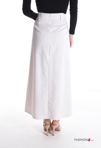 Gonna in Cotone con tasche con zip - ph 2