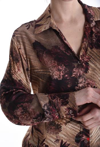 Floral long sleeve with collar Shirt with buttons - ph 4
