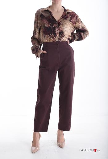 Floral long sleeve with collar Shirt with buttons - ph 5