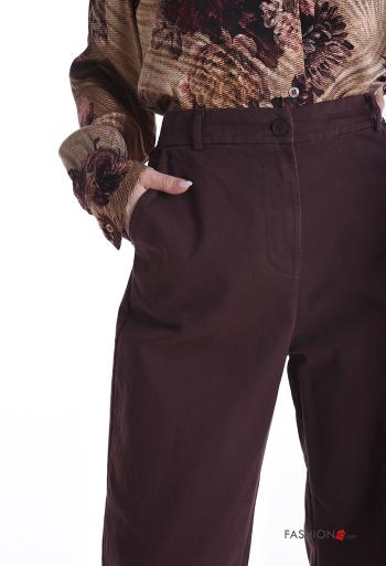 Pantalone con tasche con bottoni con zip - ph 4