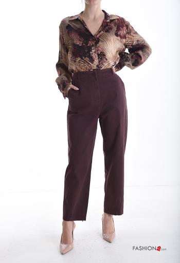 Pantalone con tasche con bottoni con zip - ph 5