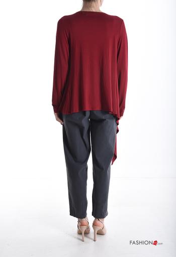 Cardigan maniche lunghe asimmetrico - ph 2