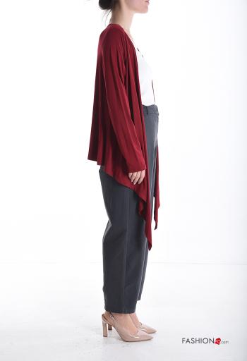Cardigan maniche lunghe asimmetrico - ph 3