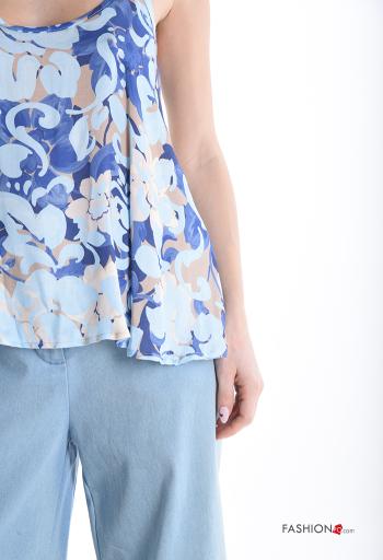 Abstrakte Muster rückenfrei Tank-Top - ph 4