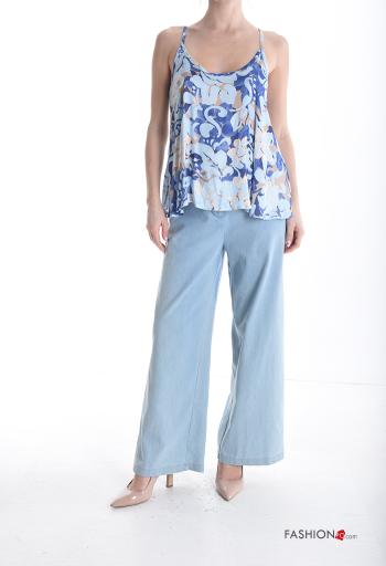 Abstrakte Muster rückenfrei Tank-Top - ph 5