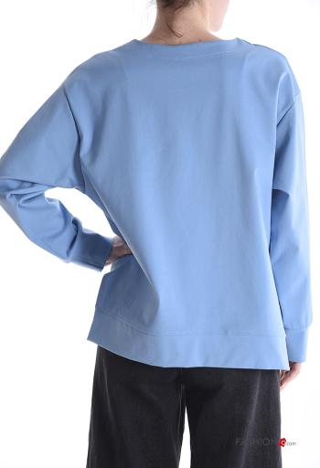 Felpa in Cotone maniche lunghe girocollo - ph 2