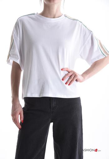 T-shirt in Cotone maniche corte girocollo