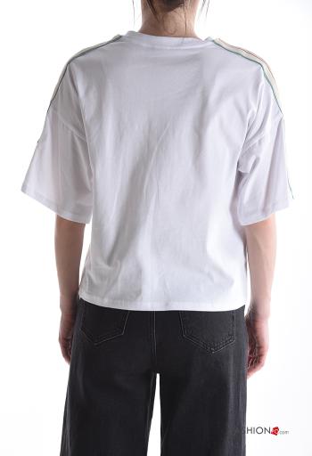 T-shirt in Cotone maniche corte girocollo - ph 2