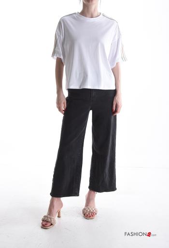 T-shirt in Cotone maniche corte girocollo - ph 5