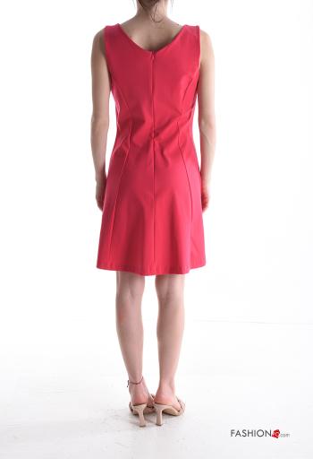 Abito in Cotone senza maniche girocollo con zip - ph 2