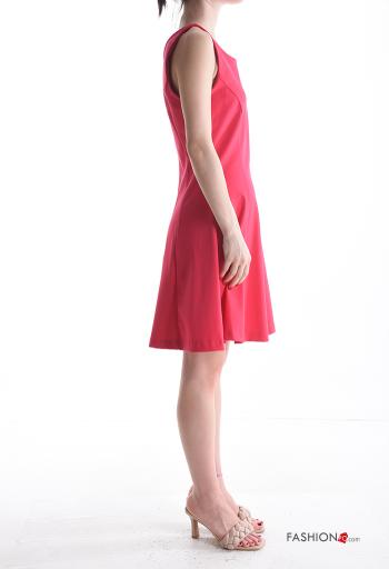 Abito in Cotone senza maniche girocollo con zip - ph 3