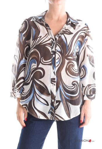 Camisa Padrão abstrato